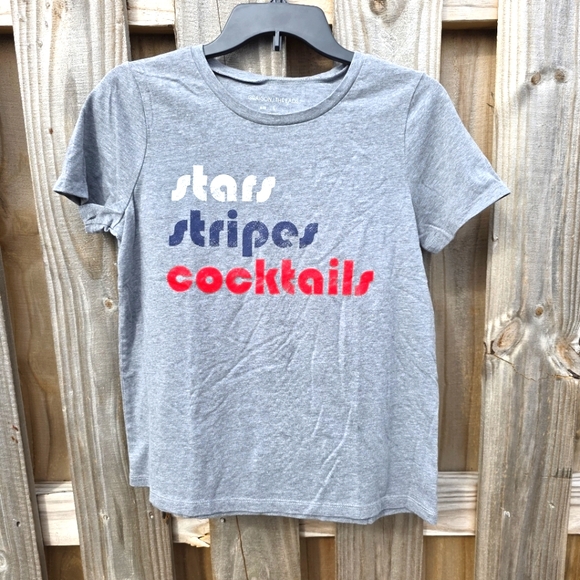 Grayson Threads Tops - 45) GRAYSON THREADS "Stars, Stripes, Cocktails" 🇺🇸🍸 Sz. L